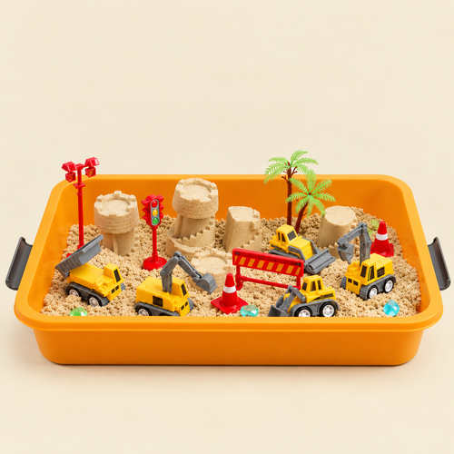 Little Worlds ™ Sensory Bin  —  Keeps The iPad In The Drawer