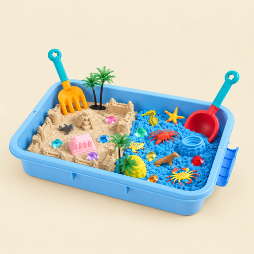 Little Worlds ™ Sensory Bin  —  Keeps The iPad In The Drawer